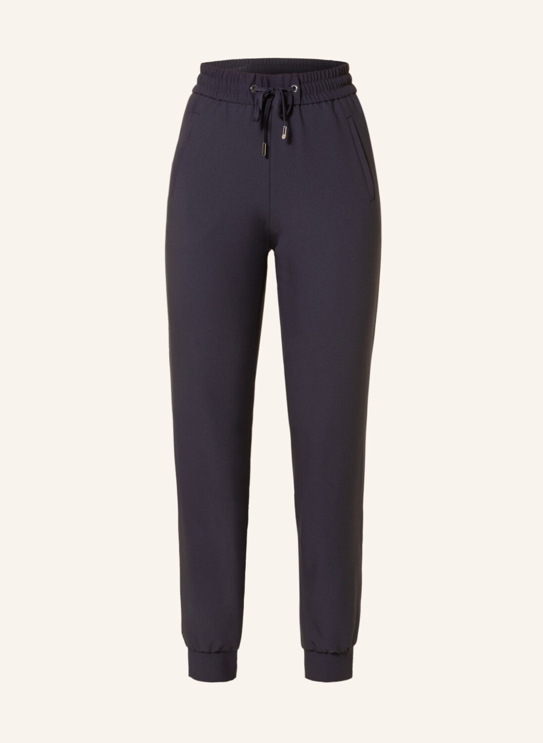 

Брюки s.Oliver BLACK LABEL im Jogging-Stil, темно-синий