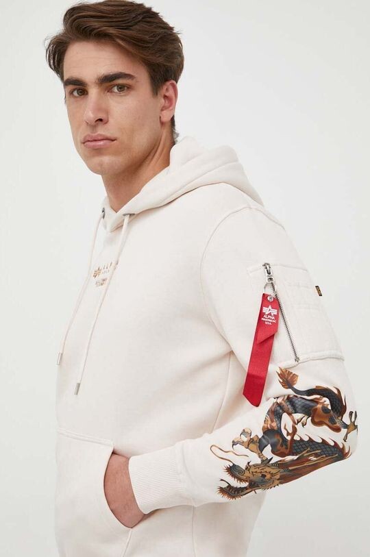 

Фуфайка Alpha Industries, бежевый