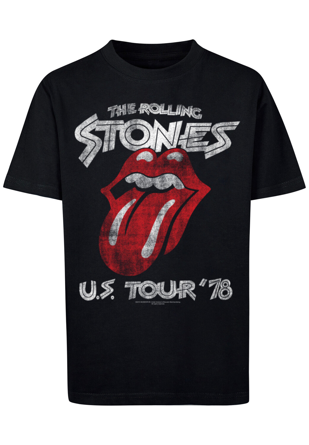 

Футболка F4NT4STIC The Rolling Stones Rock Band US Tour '78 Front, черный
