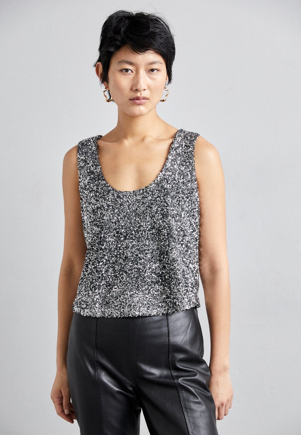 

Топ The Kooples, серебристый