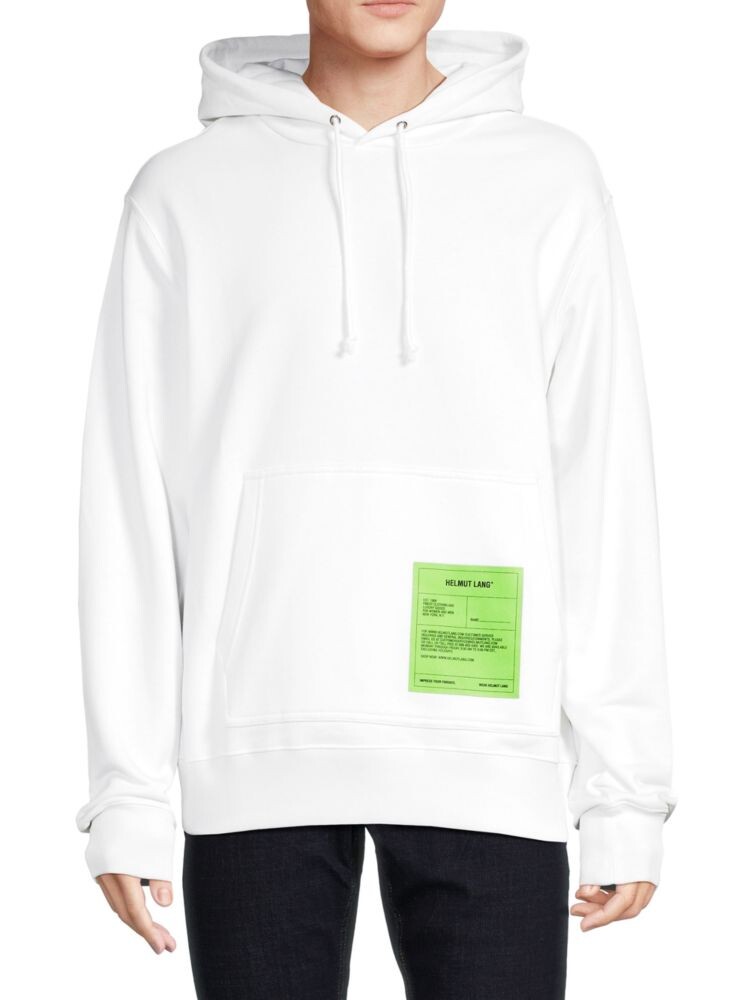 

Толстовка с капюшоном и пуловером с нашивками Helmut Lang, цвет Color