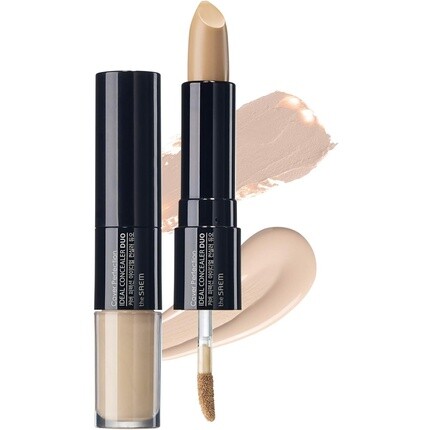 

Консилер The Saem Cover Perfection Ideal Concealer Duo 1.0 Clear Beige