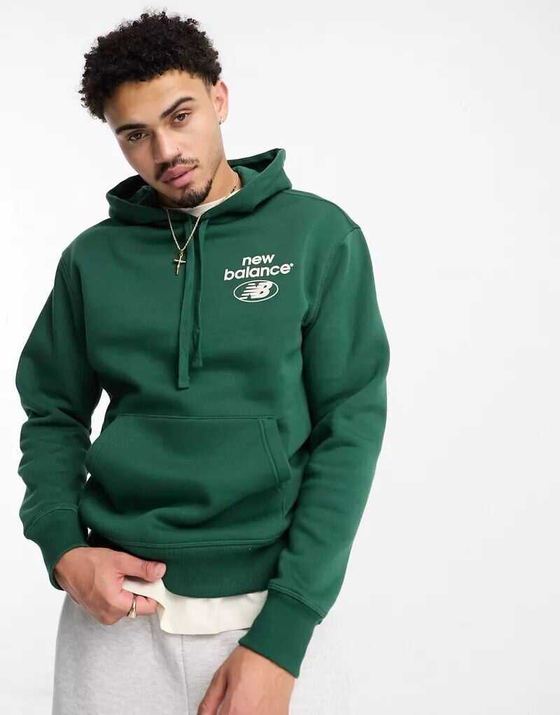

Зеленая худи New Balance Essentials Novelty