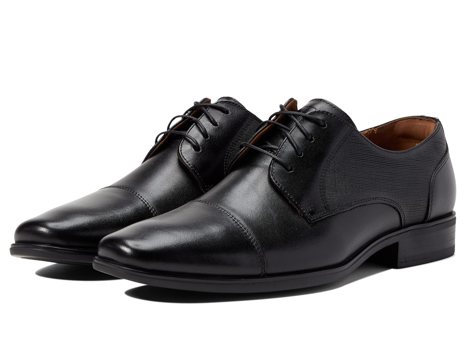 Оксфорды Florsheim Jackson Cap Toe Oxford, черный оксфорды florsheim jackson plain toe oxford черный