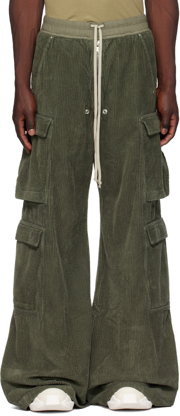 

Серые брюки карго Jumbo Belas Rick Owens DRKSHDW, Серый