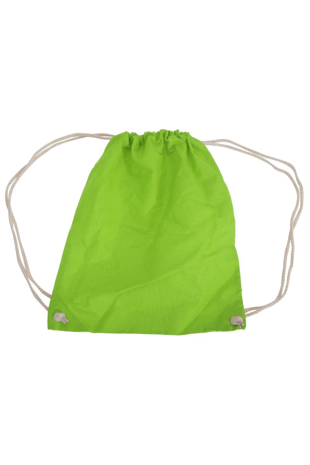 Хлопковая сумка Gymsac - 12 литров (2 шт. в упаковке) Westford Mill, зеленый