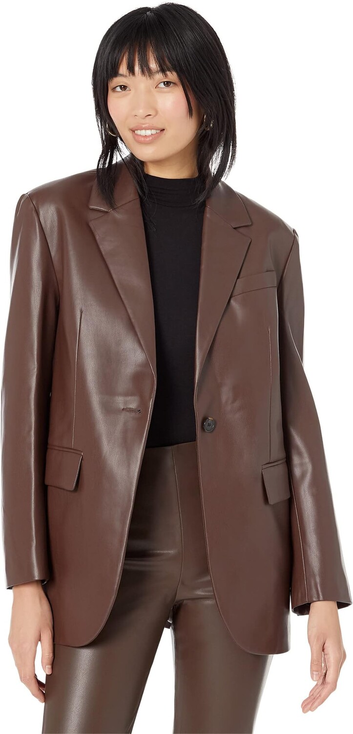 

Маки Блейзер MANGO, цвет Dark Brown