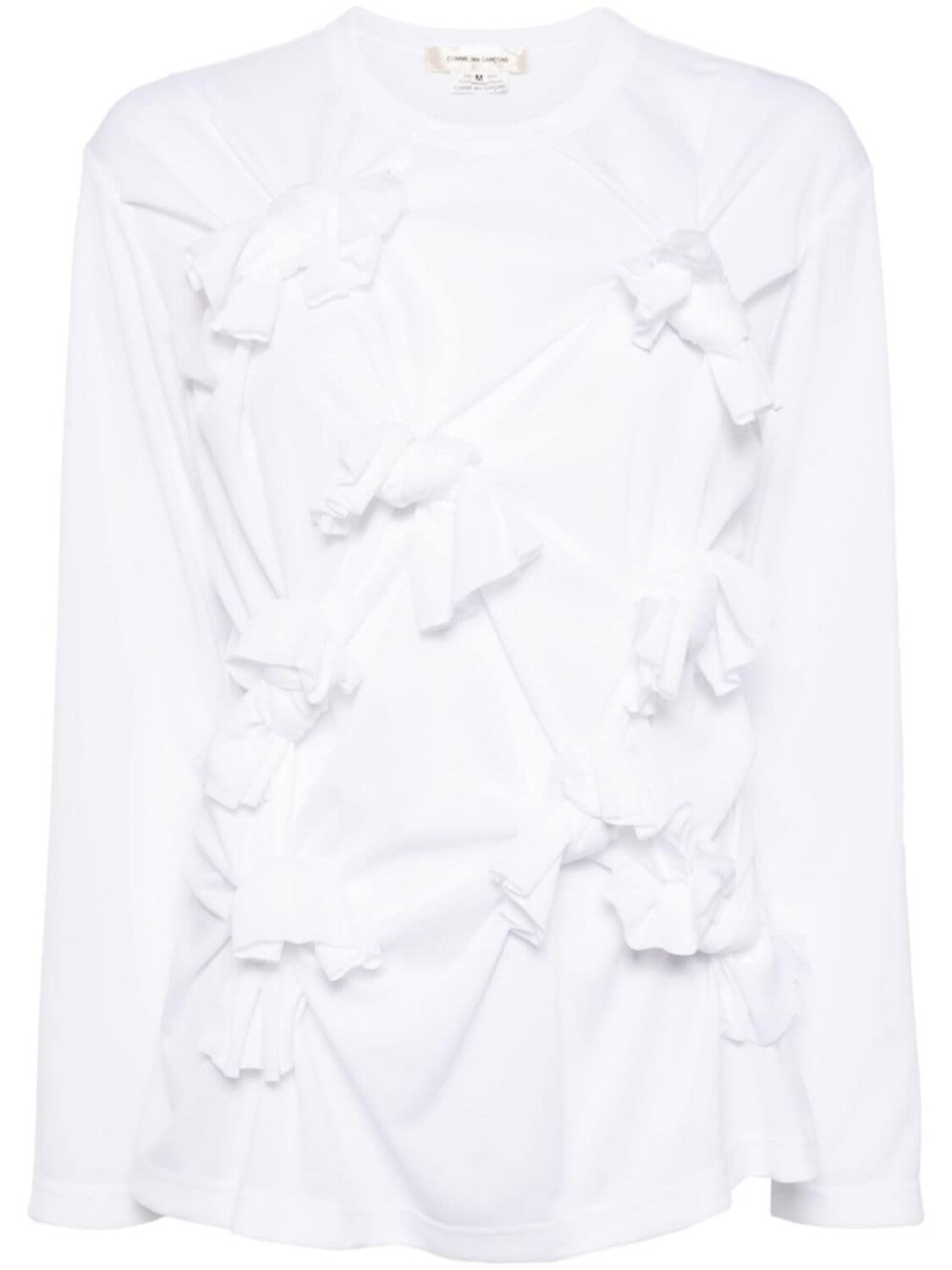 

Comme Des Garçons свитер с бантом, белый