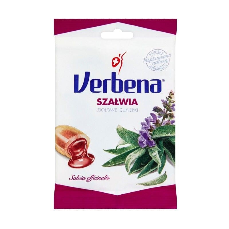

Конфеты Verbena Cukierki Szałwia z Witaminą C , 60 гр