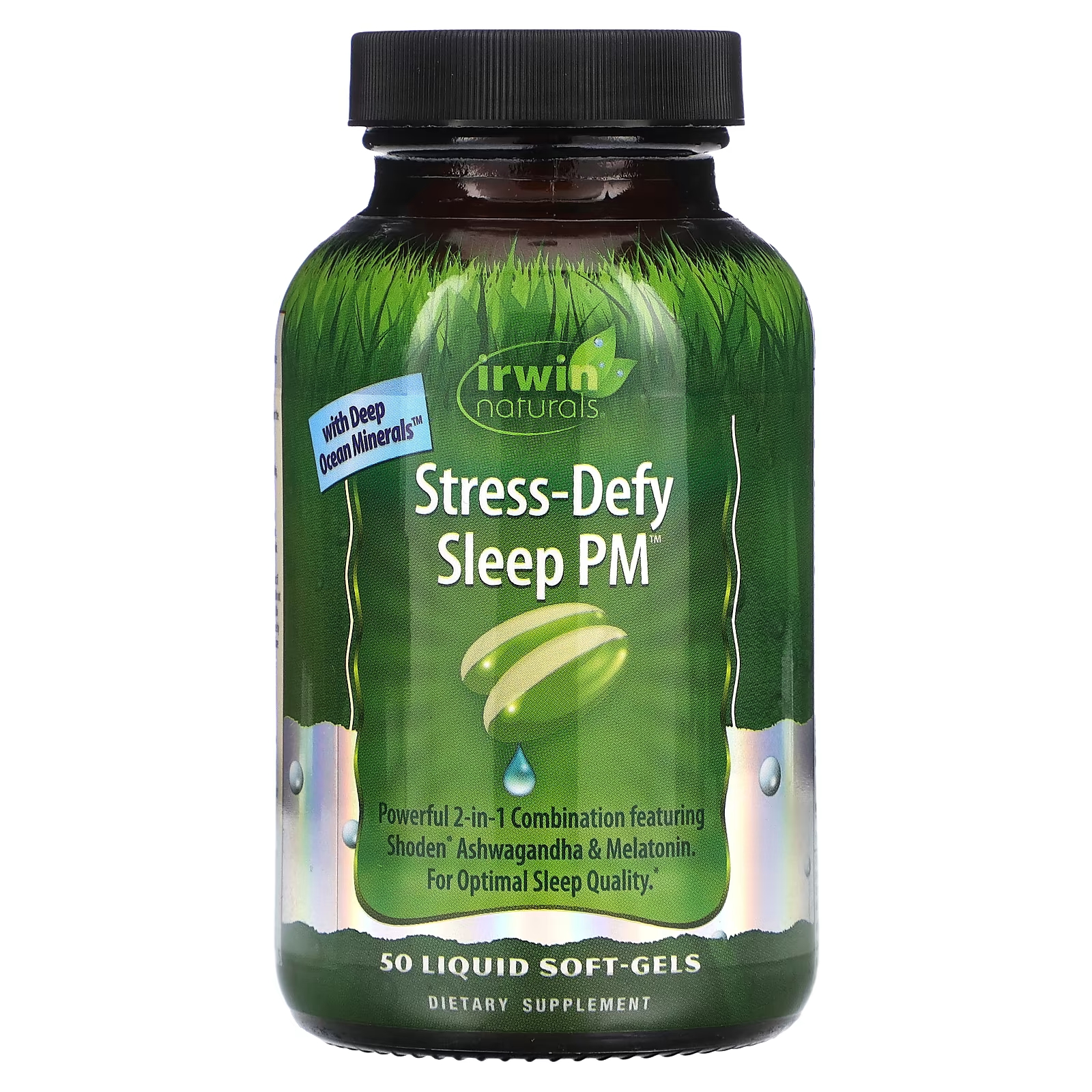 Пищевая добавка Irwin Naturals Stress-Defy Sleep, 50 жидких капсул пищевая добавка irwin naturals power to sleep pm 50 мягких капсул с жидкостью