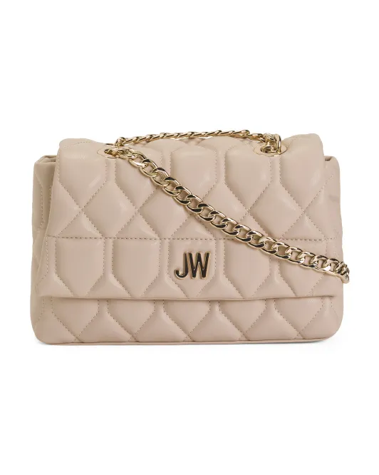 

Стеганая сумка на плечо Aria с цепочкой Jason Wu, цвет Sandstone