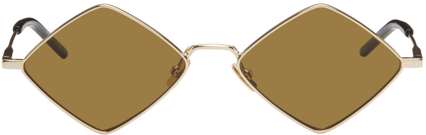 

Золотые солнцезащитные очки SL 302 LISA Saint Laurent