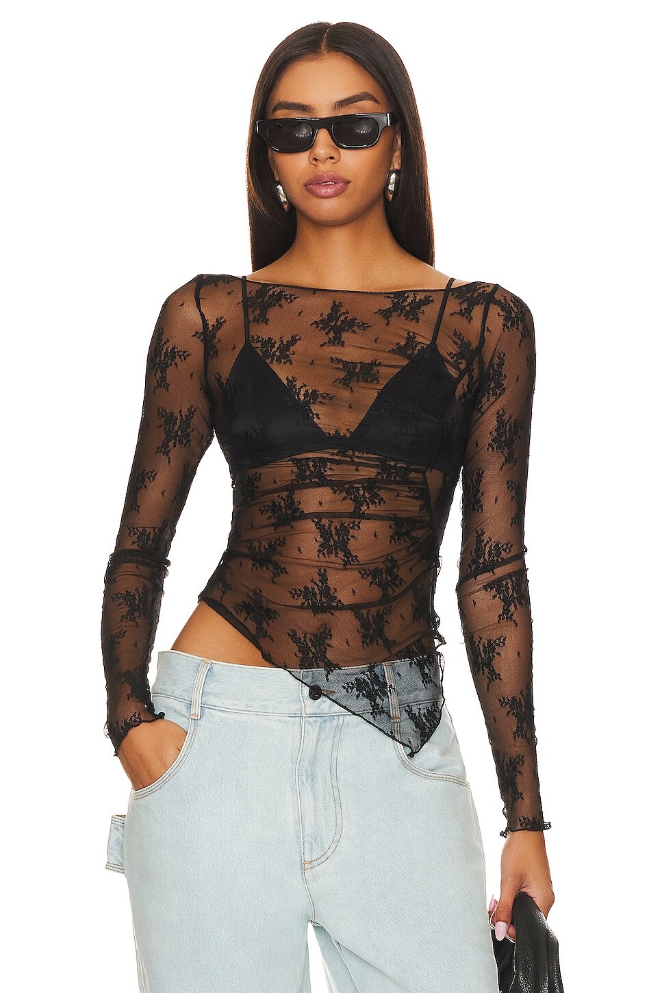 

Топ Free People x Intimately FP Full Bloom In Black, черный