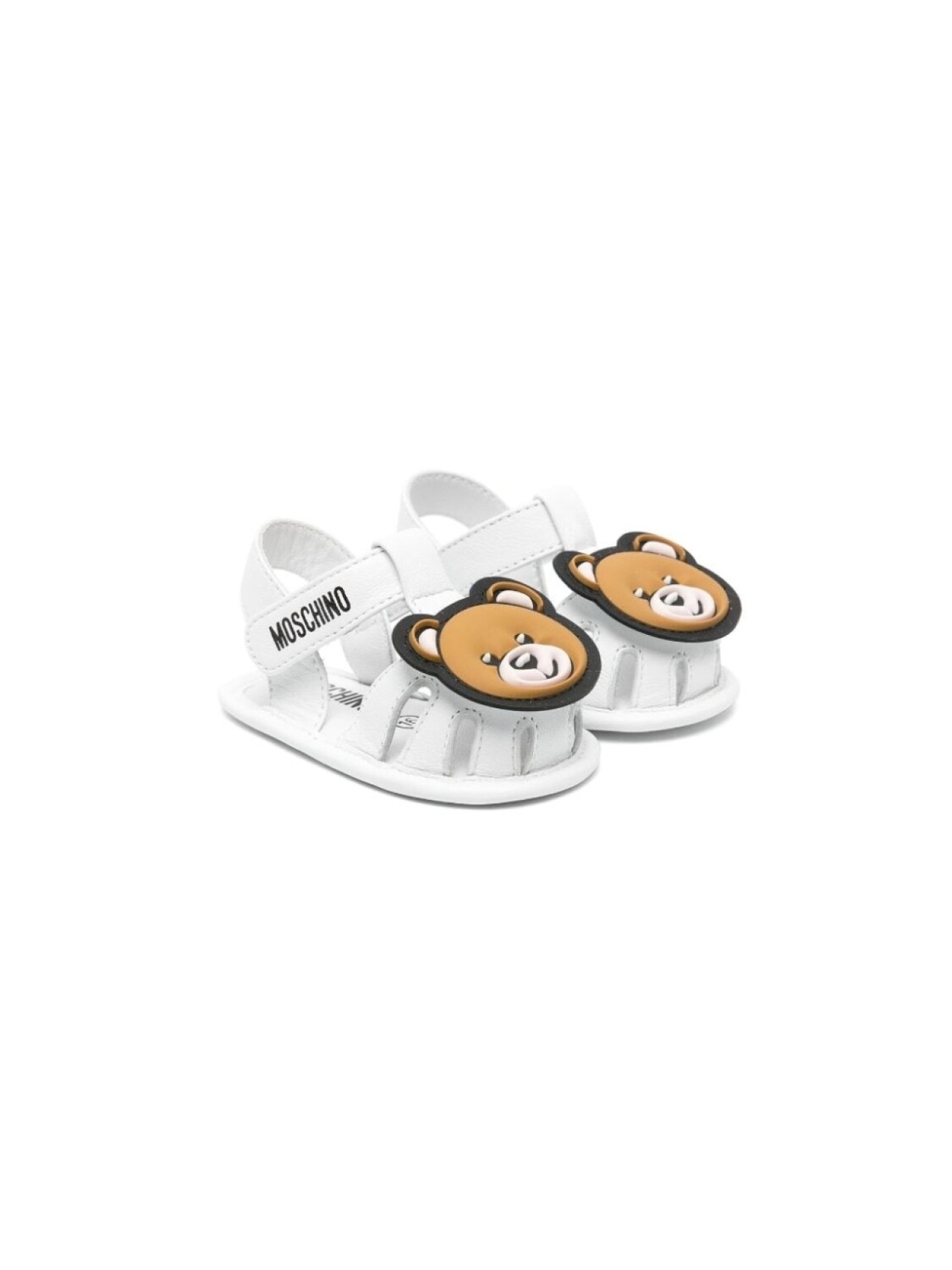 

Moschino Kids сандалии с нашивкой Teddy Bear, белый