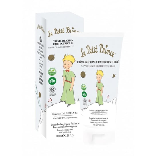 Защитный и успокаивающий органический крем под подгузник для детей 100мл Le Petit Prince, Nappy Change Protective Cream