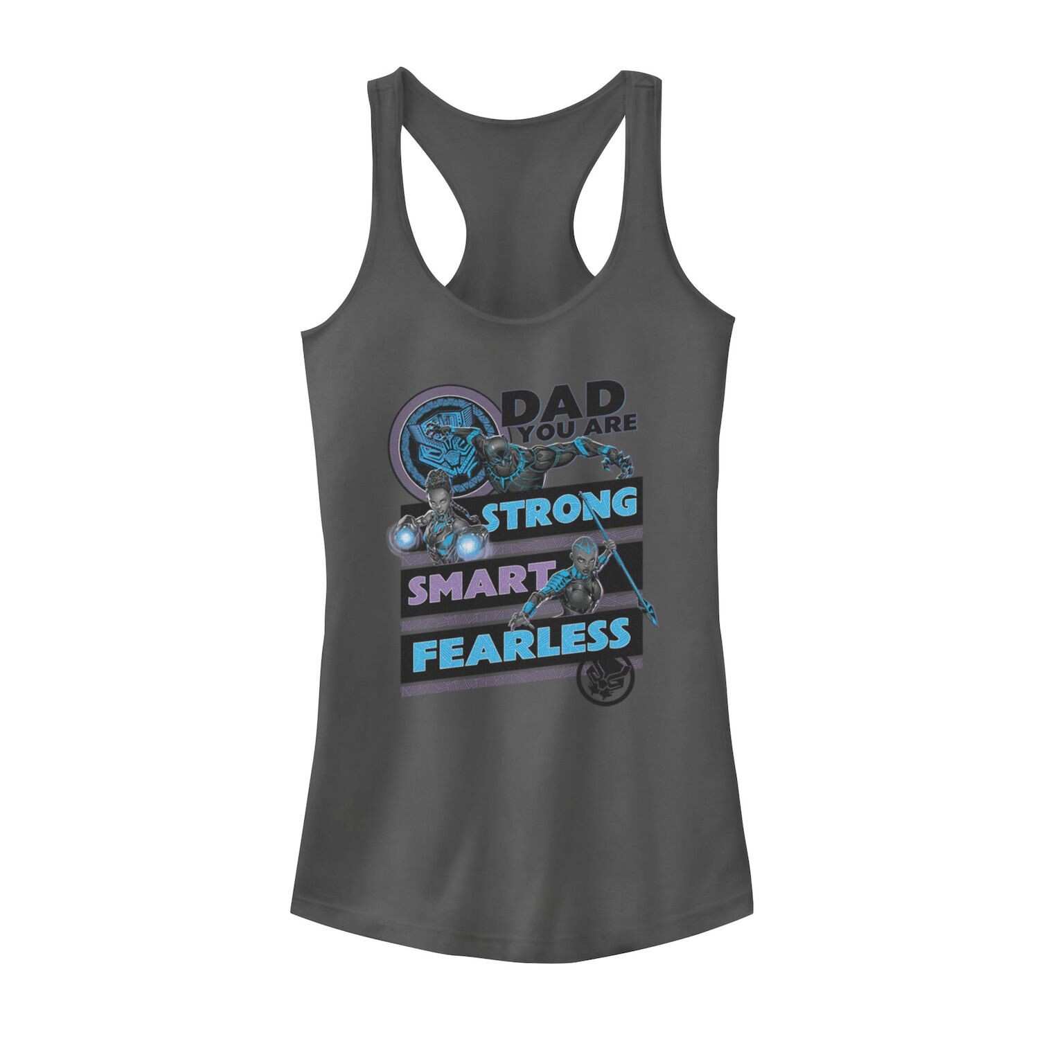 

Майка для юниоров Marvel Black Panther Dad You Are Strong Licensed Character