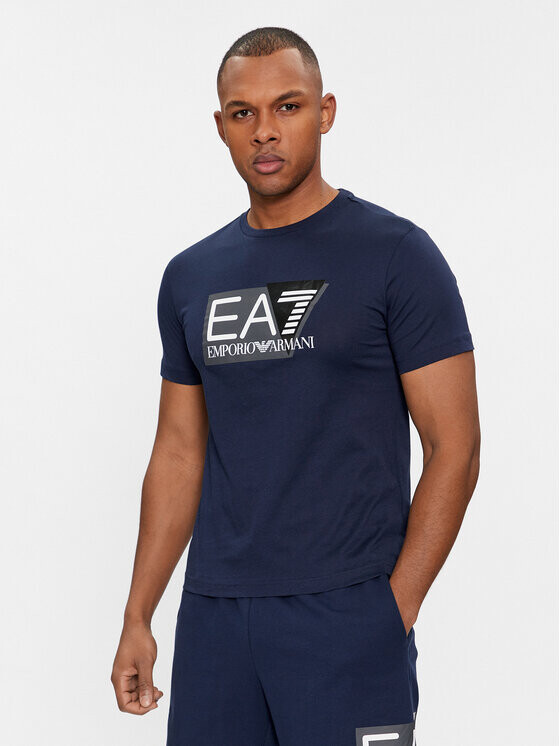 

Футболка стандартного кроя Ea7 Emporio Armani, синий