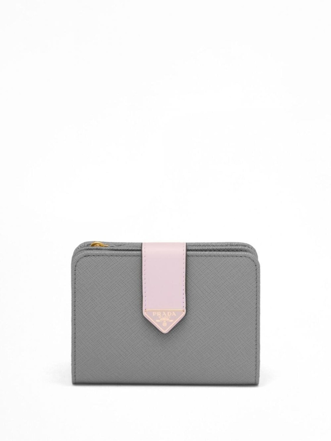 

Prada маленький кошелек из сафьяновой кожи, серый