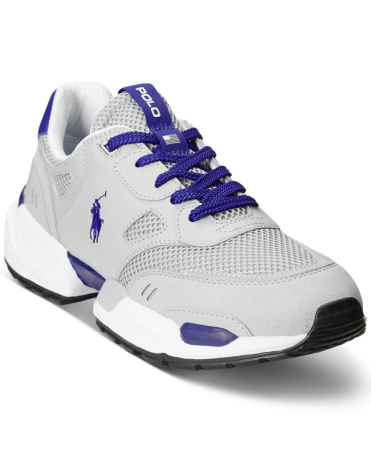 

Мужские кроссовки Jogger из замши и сетки Polo Ralph Lauren