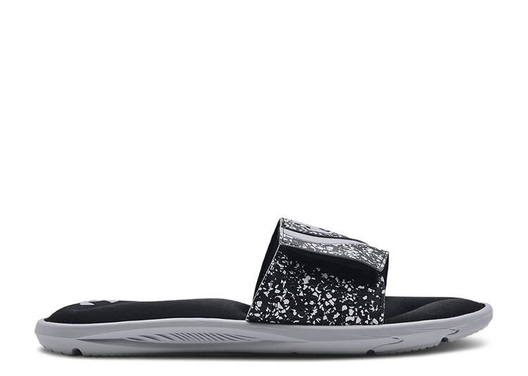 

Кроссовки Under Armour IGNITE 6 GRAPHIC STRAP SLIDE 'BLACK MOD GREY', черный