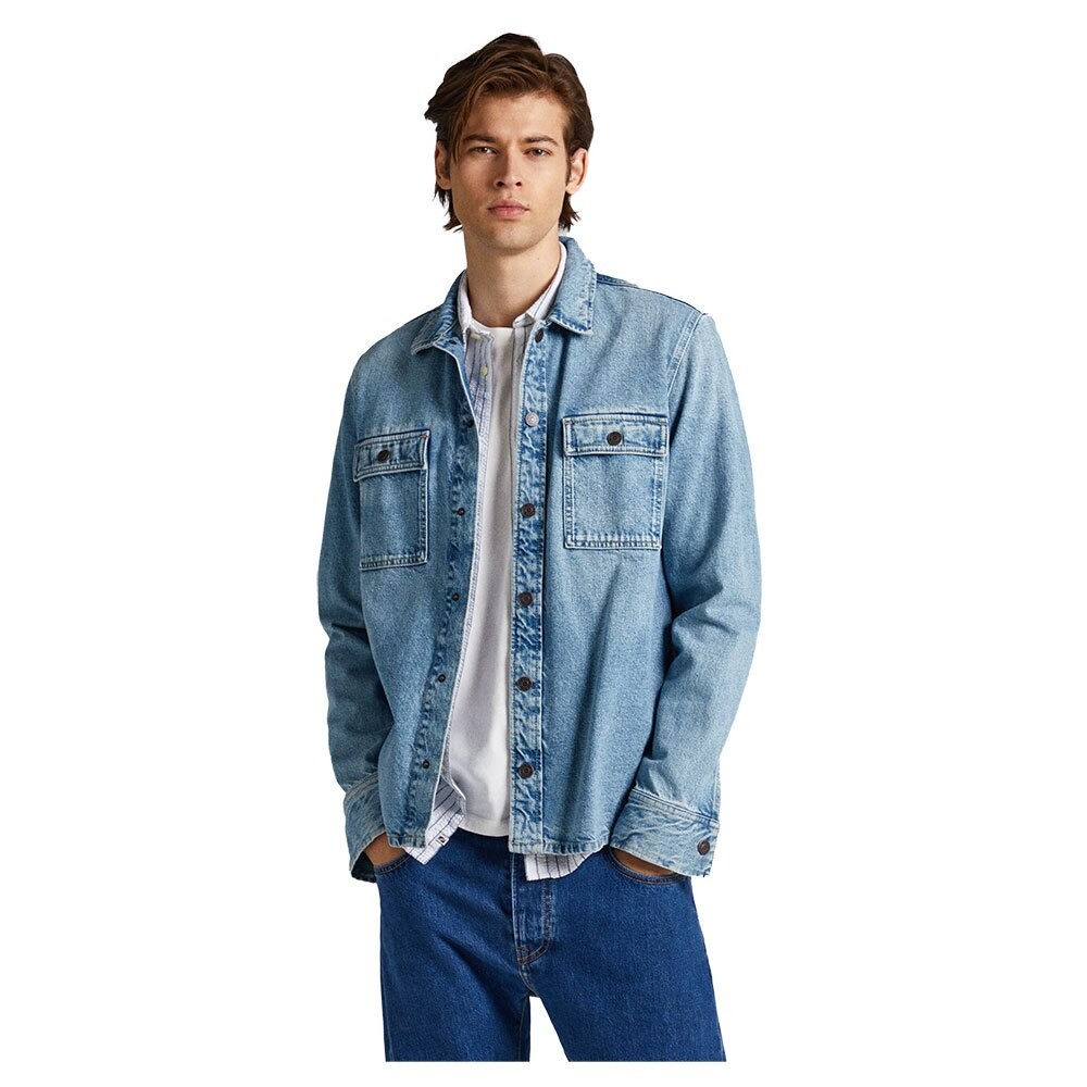 

Рубашка Pepe Jeans Weston Reclaim, синий