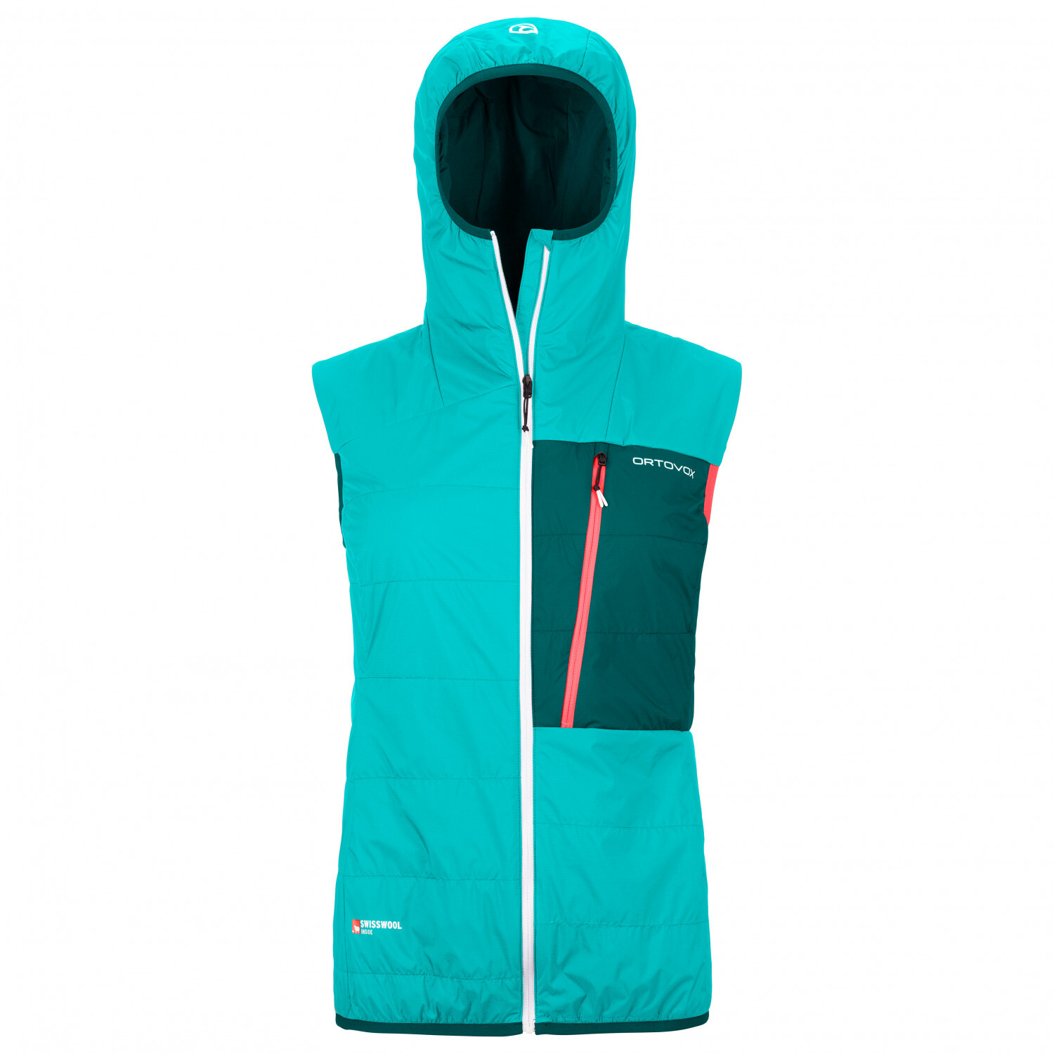 

Шерстяной жилет Ortovox Women's Swisswool Piz Duan Vest, цвет Ice Waterfall