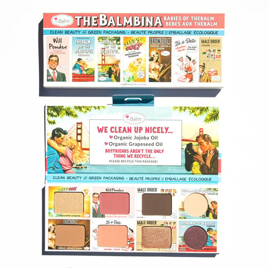 

Палитра теней для век, 15,6 г TheBalm, The Balmbina, коричневый