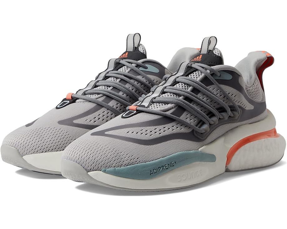 Кроссовки Adidas Alphaboost V1, цвет Grey/Coral Fusion/Magic Grey