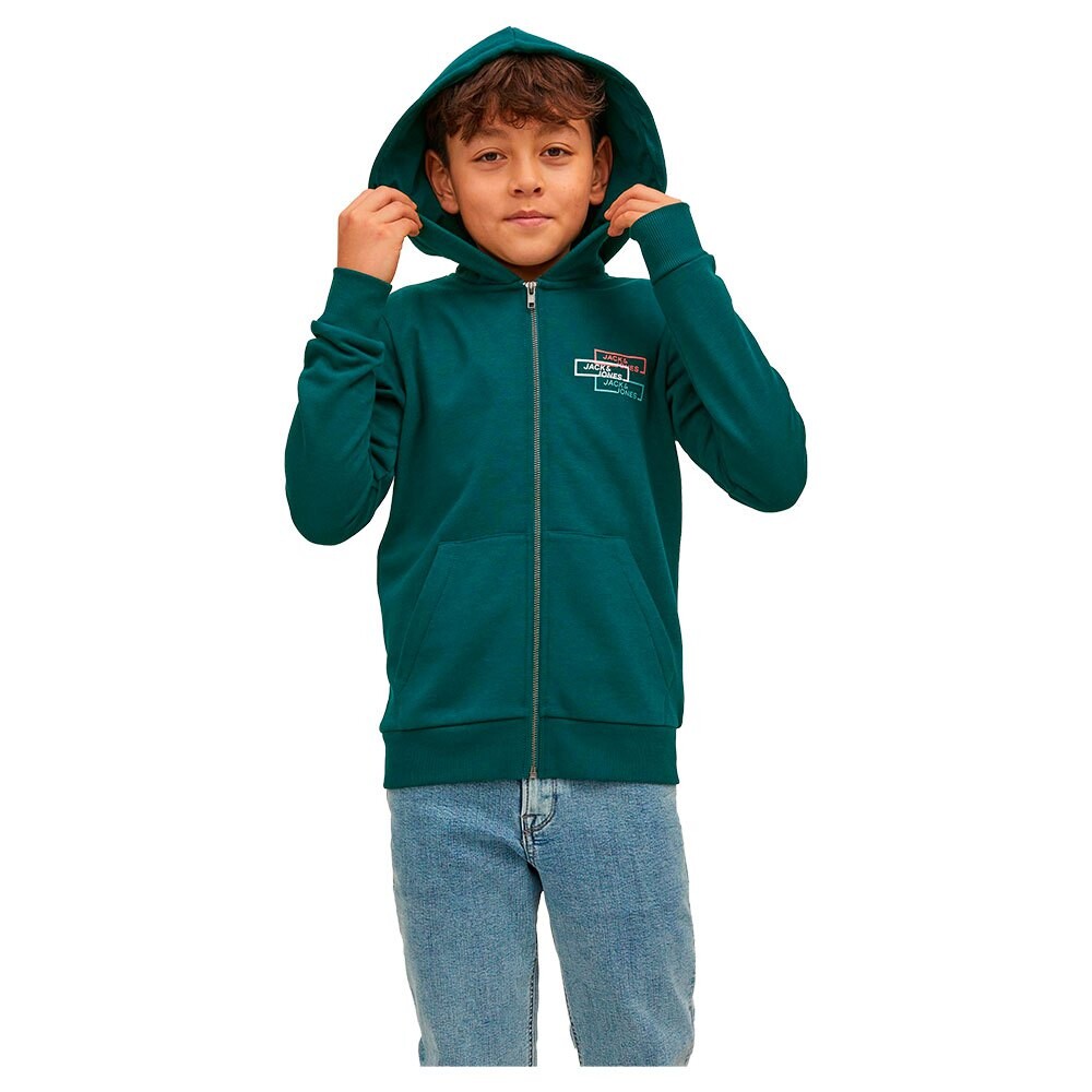 

Толстовка Jack & Jones Space Logo Full Zip, зеленый