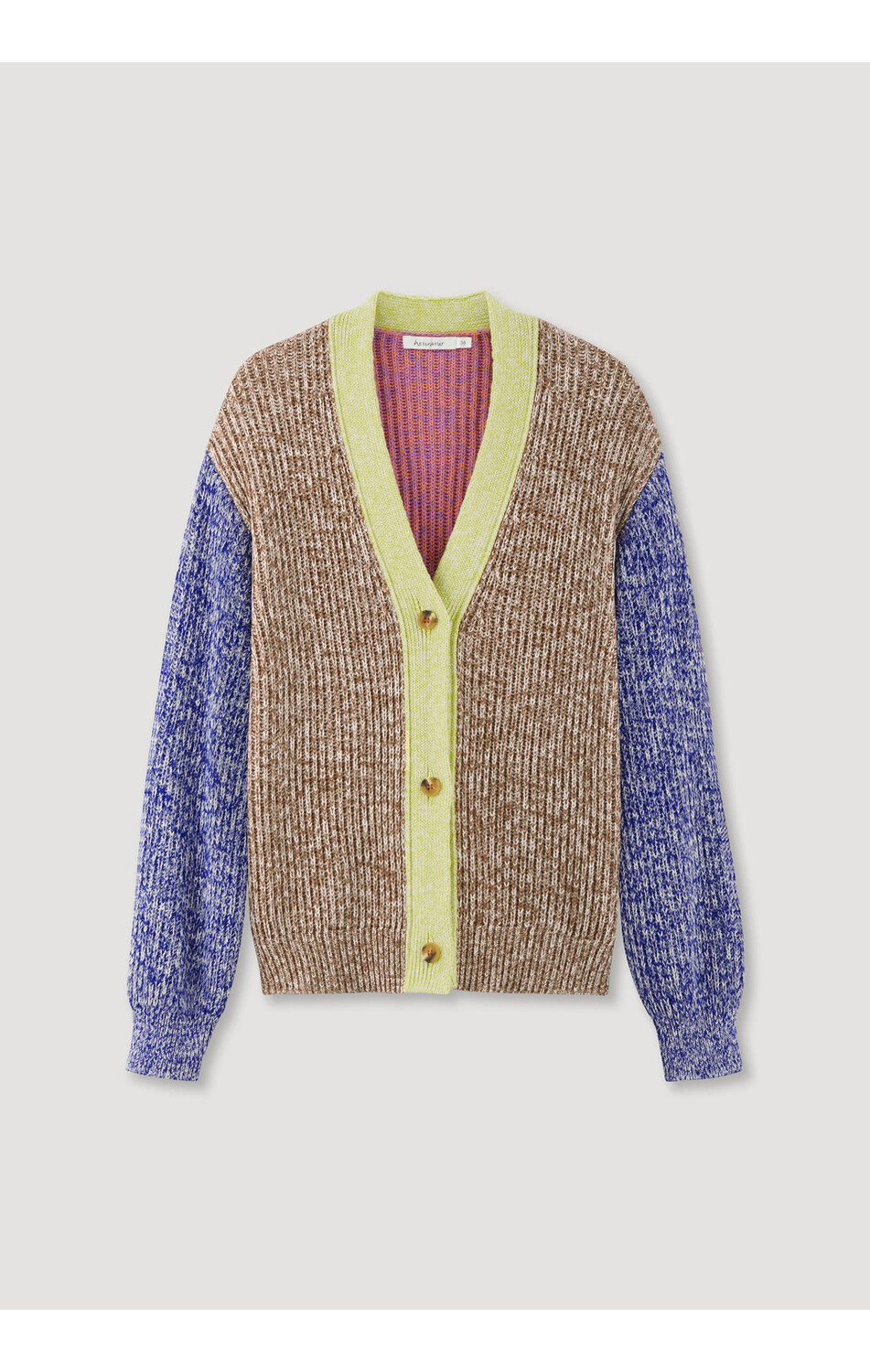 

Кардиган Hessnatur Strickjacke, цвет ultramarine