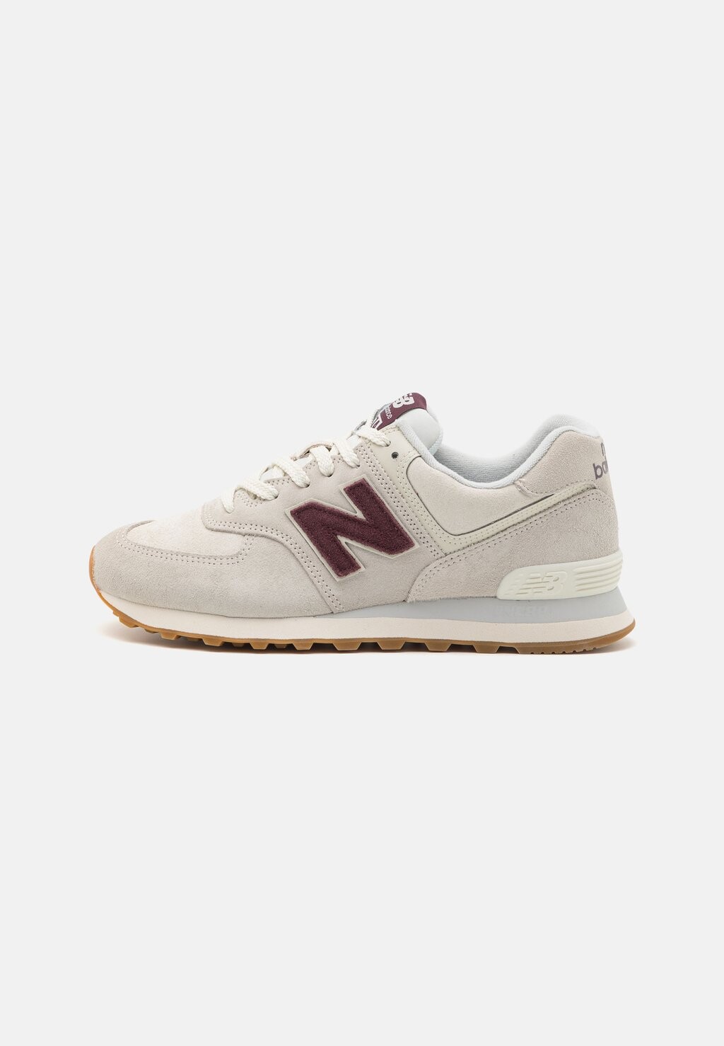

Кроссовки New Balance 574 Unisex, кремовый / бордовый, Красный
