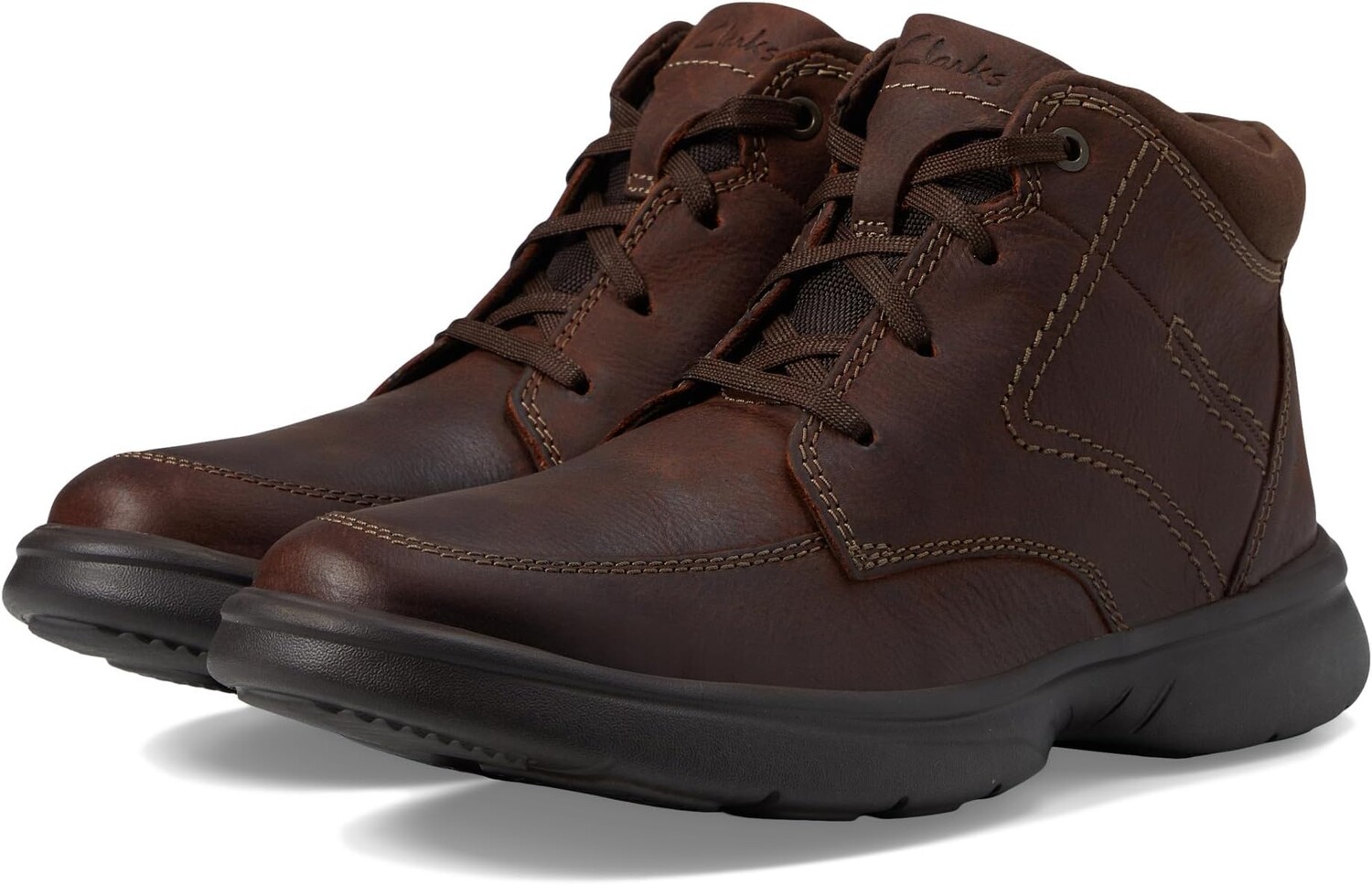 

Ботинки Bradley Mid Clarks, коричневая мятая кожа