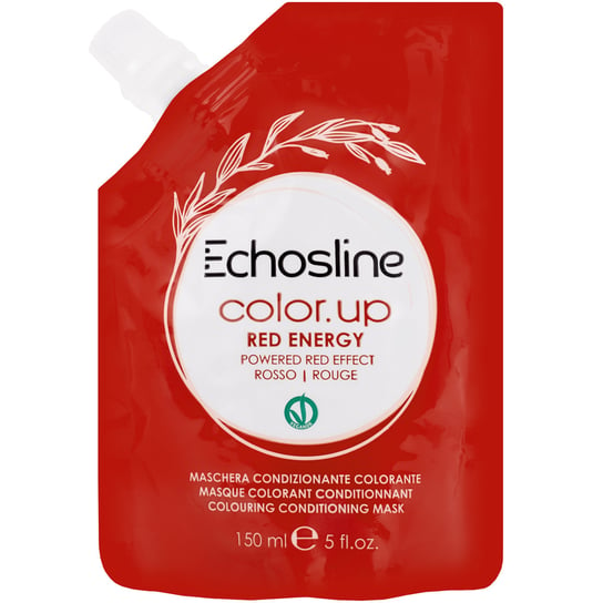 Маска-краска 150мл увлажняет, питает, укрепляет цвет волос, регенерирует Echosline, Estyling Color Up Red Energy, Echosline Estyling