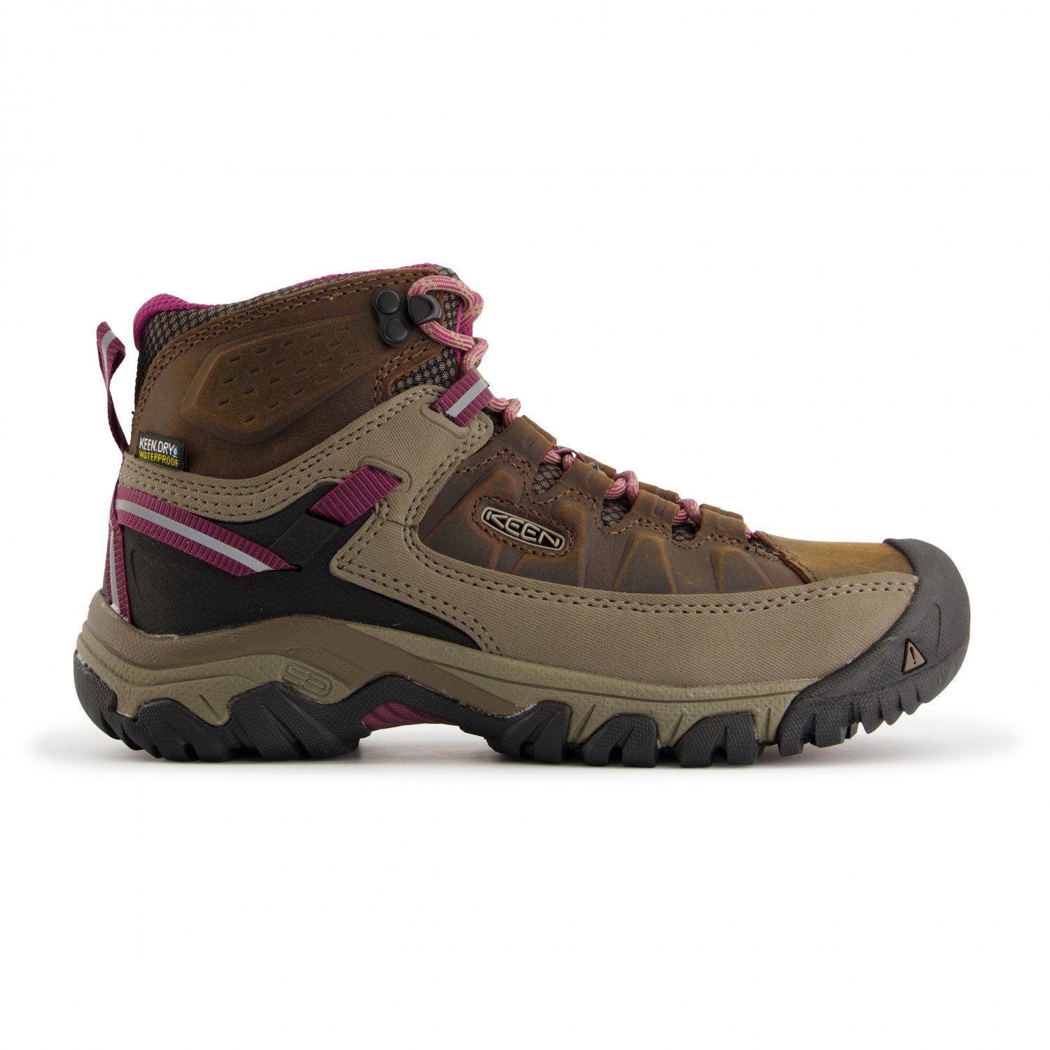 Ботинки для прогулки Keen Women's Targhee III Mid WP, цвет Weiss/Boysenberry