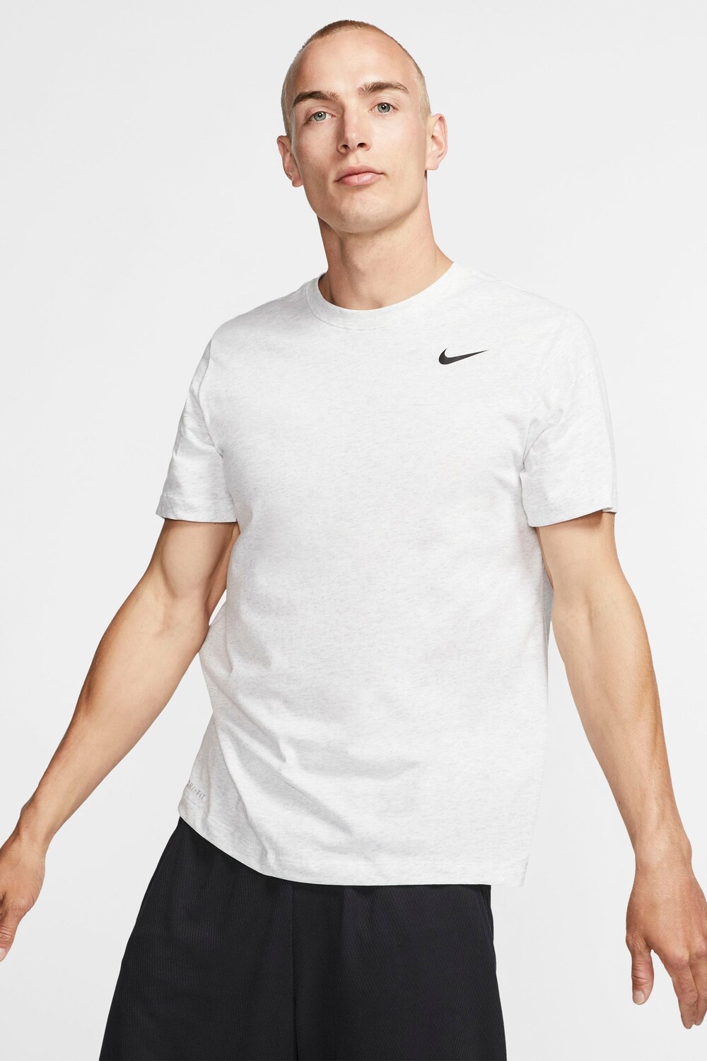 

Тренировочная футболка Dri-FIT с короткими рукавами Nike, серый