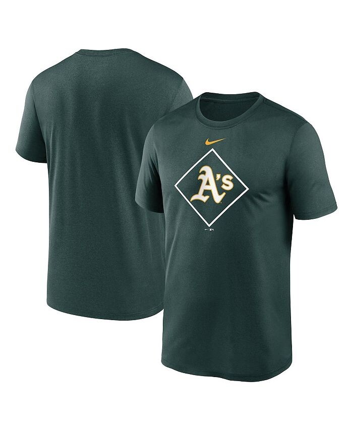 

Мужская зеленая футболка Oakland Athletics Legend Icon Performance Nike, зеленый
