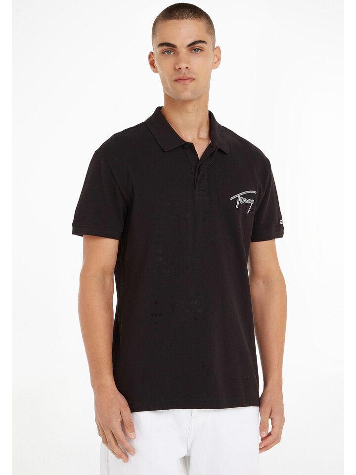 

Поло Tommy Hilfiger, черный