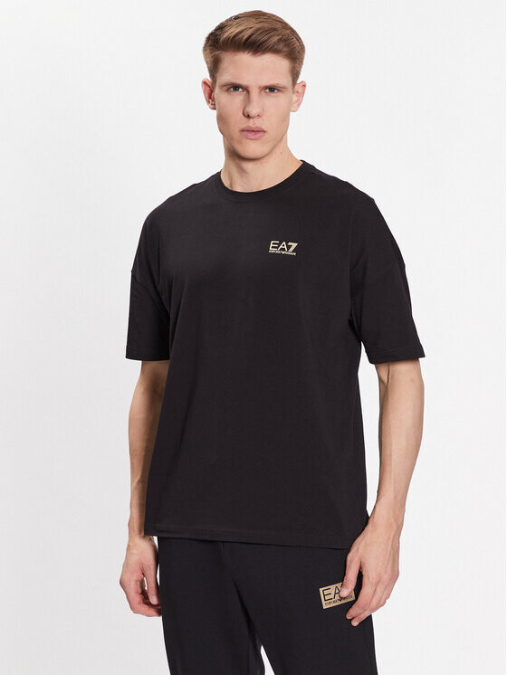 

Футболка стандартного кроя Ea7 Emporio Armani, черный