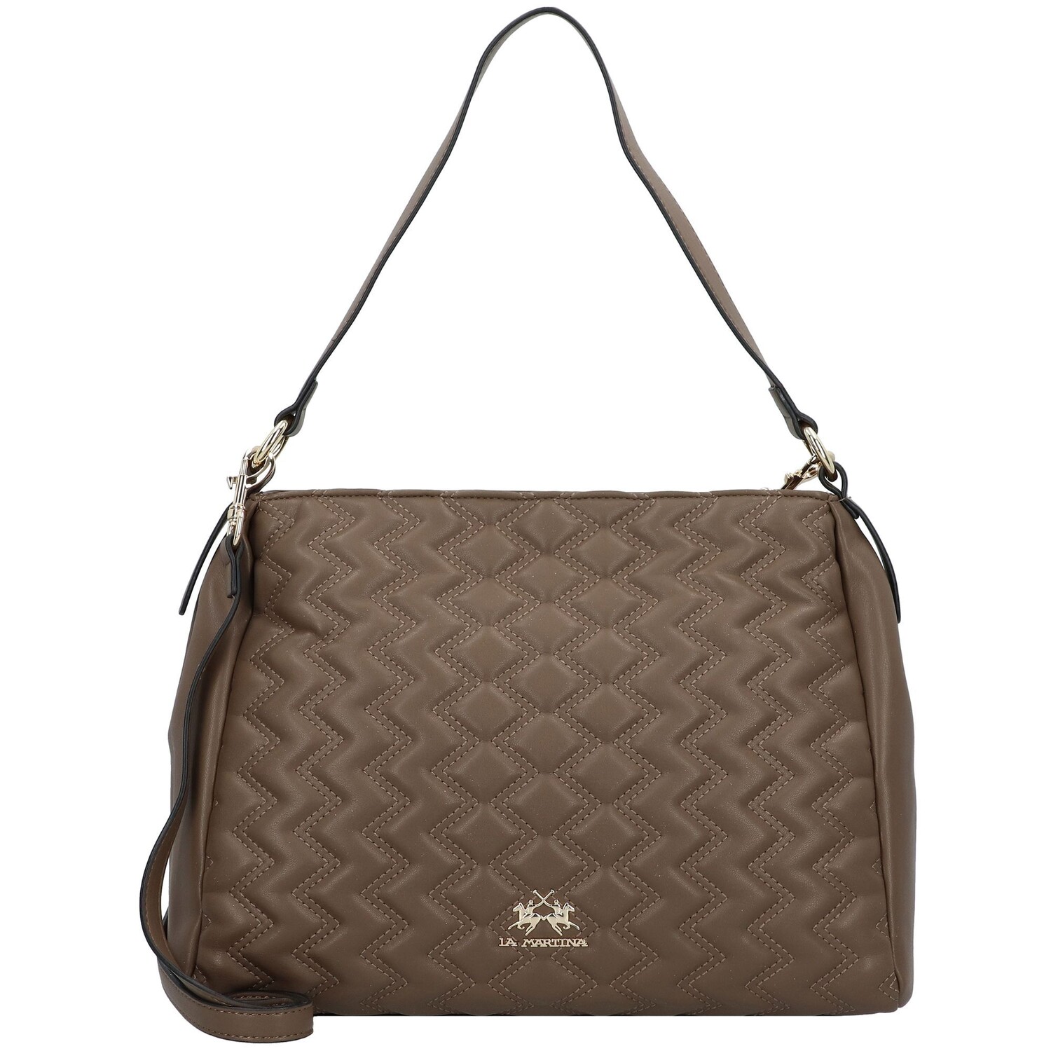 

Сумка через плечо La Martina Angelina 33 cm, серо коричневый
