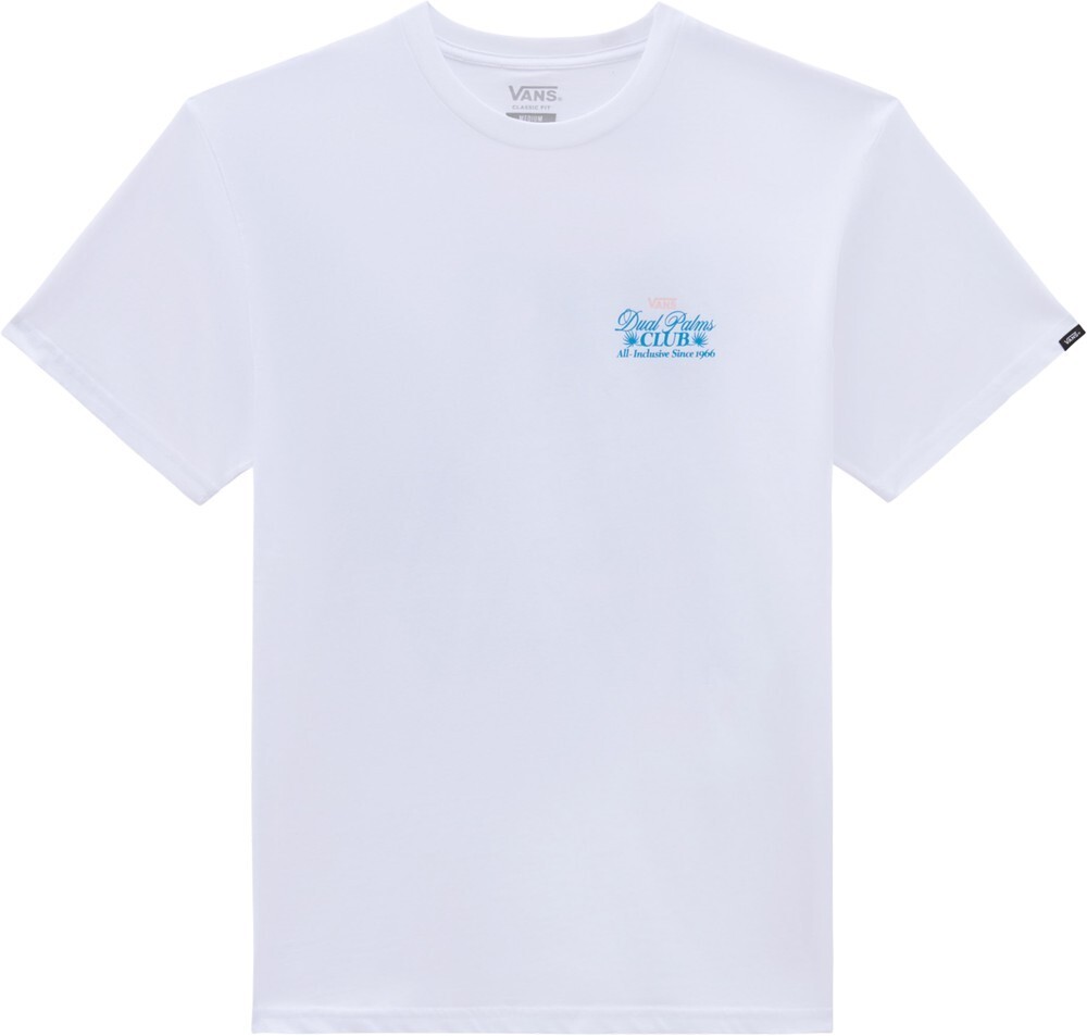 

Футболка Vans Dual Palms Club Ss, белый