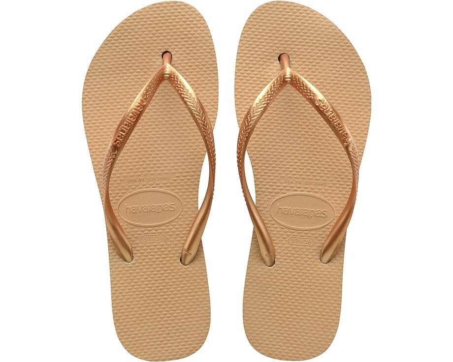 

Сандалии Havaianas Slim Flatform Flip-Flop, цвет Golden