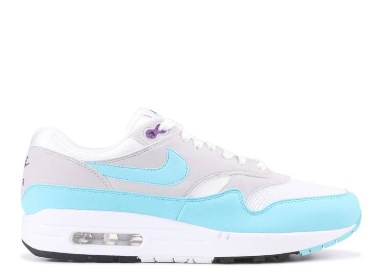 

Кроссовки Nike AIR MAX 1 OG ANNIVERSARY 'AQUA', белый, Белый;синий