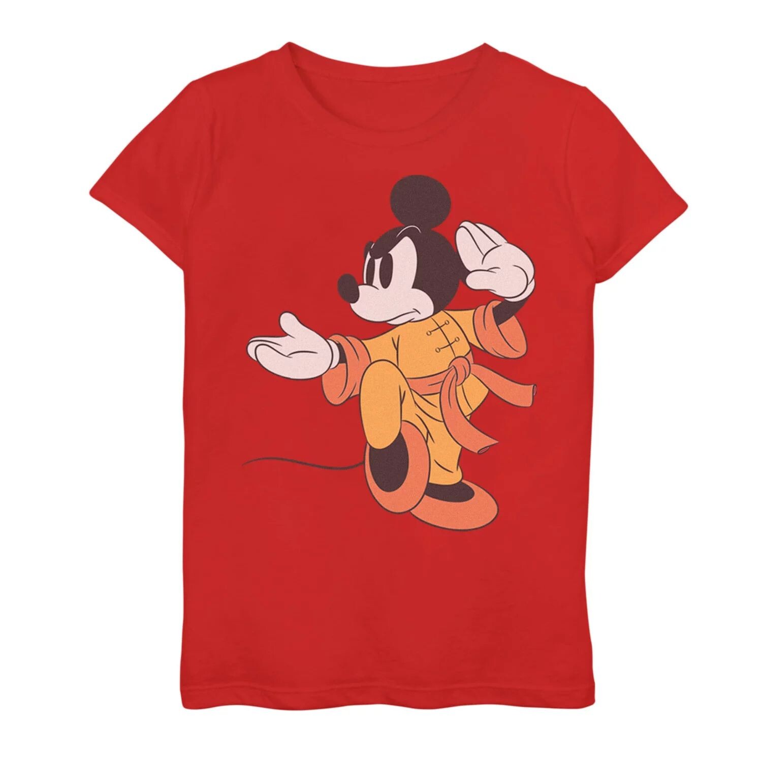 

Футболка с рисунком кунг-фу для девочек 7–16 лет с Микки Маусом Disney's Disney