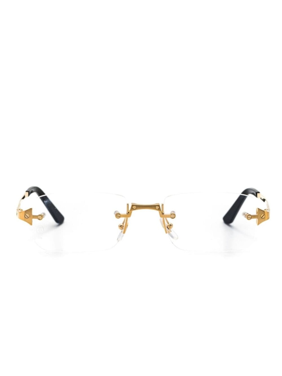 

Cartier Eyewear очки в прямоугольной оправе, золотистый