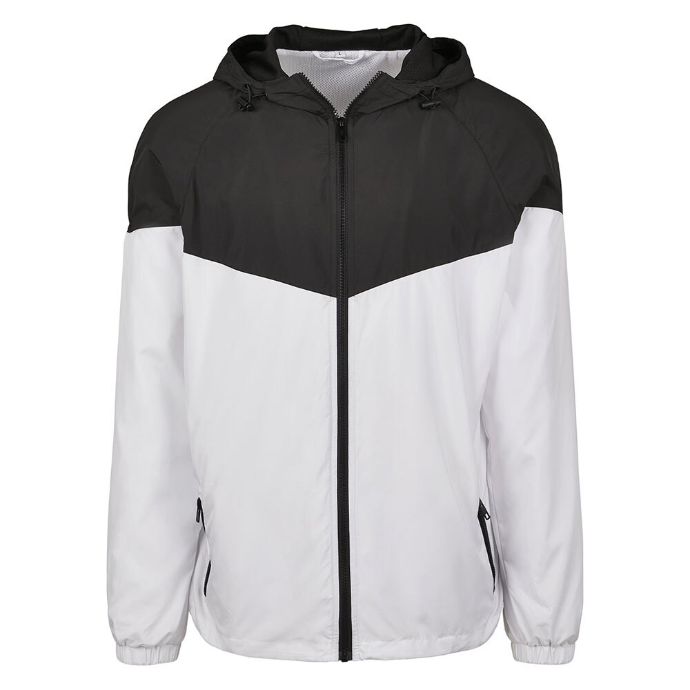 

Куртка Build Your Brand 2-Tone Tech Windrunner, белый
