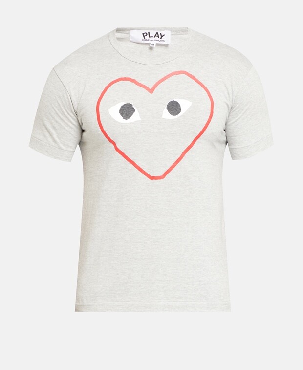 

Футболка Comme des Garçons, светло-серый