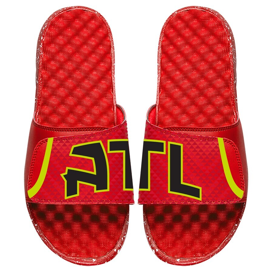 

Шлепанцы ISlide Atlanta Hawks, красный