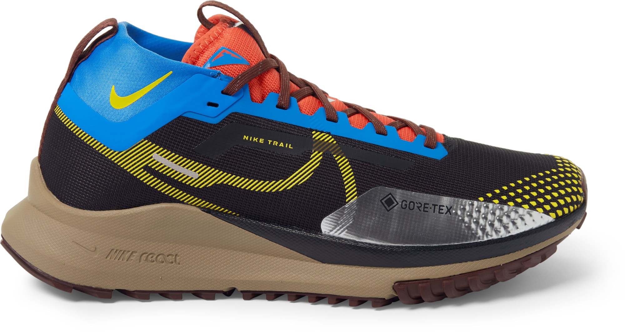 Кроссовки для бега по пересеченной местности React Pegasus Trail 4 GORE-TEX — мужские Nike, синий кроссовки для бега по пересеченной местности nike react pegasus trail 4 мужские черный