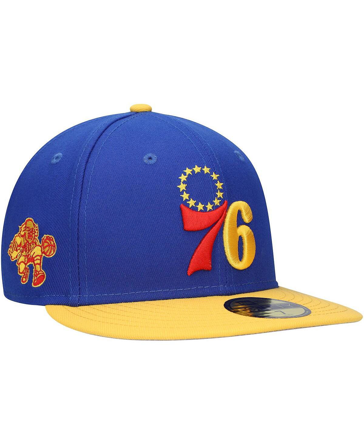 

Мужская приталенная кепка Royal Philadelphia 76ers 59FIFTY с боковой нашивкой New Era