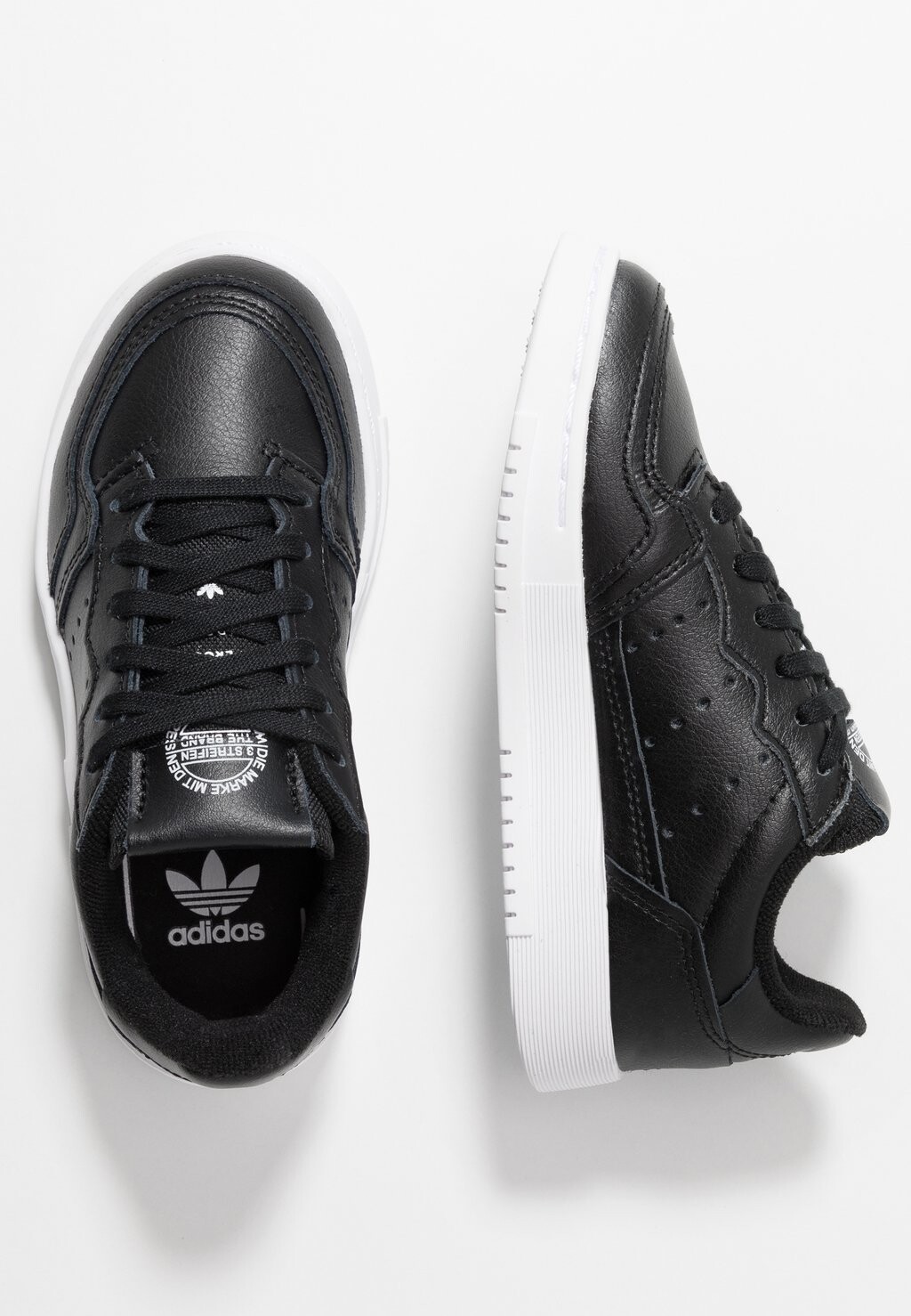 

Низкие кроссовки Supercourt adidas Originals, основной черный/обувь белая